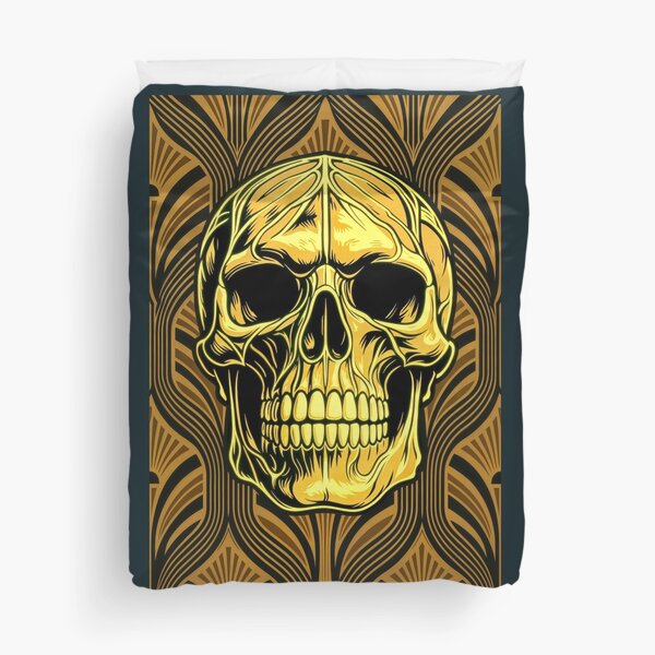 Item preview, Gilded Skull – Art Deco Death with Vintage Glamour designed and sold by Sienna Design.