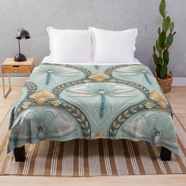 Item preview, Dreamy Deco: Dragonflies, Florals, Shell Motifs designed and sold by mittie101.