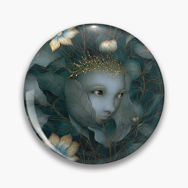 Item preview, Naiads Enjoying the Flowers at the Water's Edge designed and sold by Monochrome-Dog.