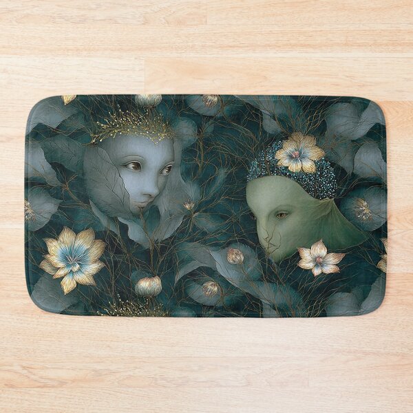 Item preview, Naiads Enjoying the Flowers at the Water's Edge designed and sold by Monochrome-Dog.