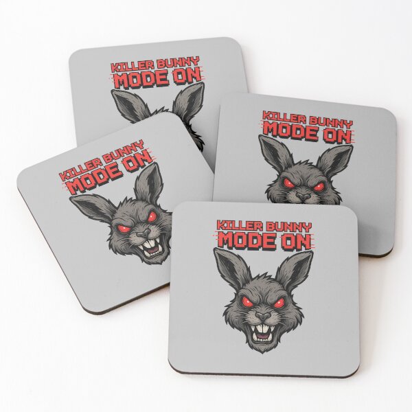 Item preview, Killer Bunny Mode ON – Savage Rabbit Gamer Meme Design designed and sold by MarCinu Art.
