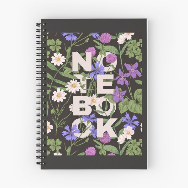Item preview, Floral Notebook designed and sold by juniperfox666.