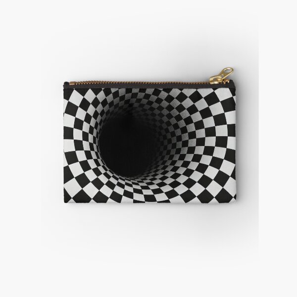 Item preview, Black and White Checkered Vortex designed and sold by Maria Dryfhout.