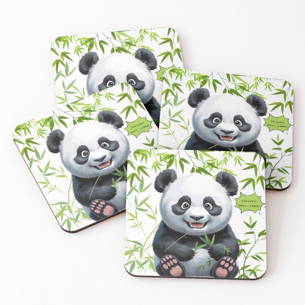 Item preview, Funny panda bear designed and sold by lunadesignsmoon.