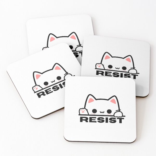 Item preview, Cute cat, RESIST designed and sold by CheekyGrace.