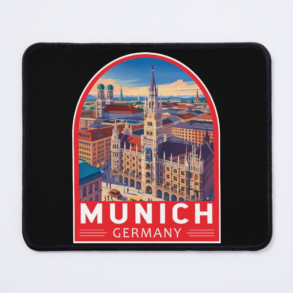 Item preview, Munich Germany Travel Art Emblem designed and sold by KrisSidDesigns.