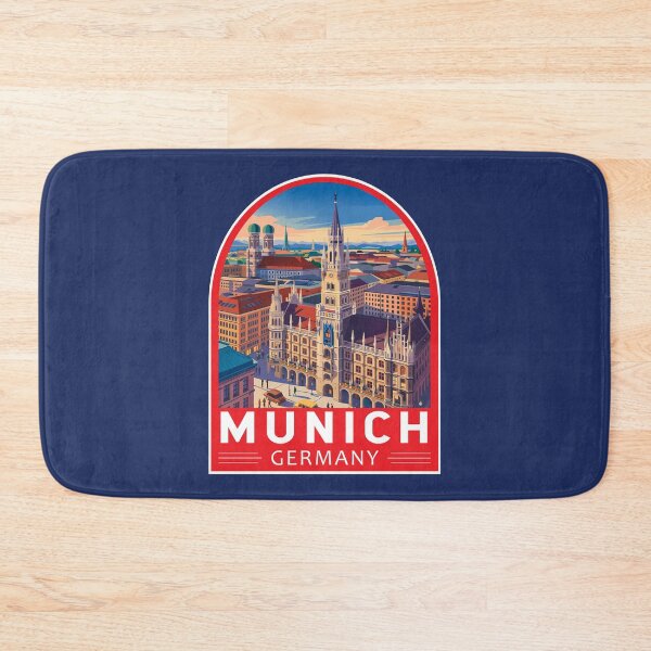 Item preview, Munich Germany Travel Art Emblem designed and sold by KrisSidDesigns.