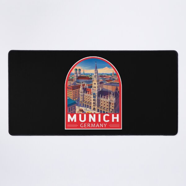 Item preview, Munich Germany Travel Art Emblem designed and sold by KrisSidDesigns.