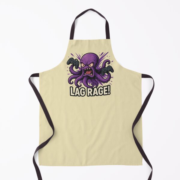 Item preview, Lag Rage – Angry Octopus Gamer Meme Controller Design designed and sold by MarCinu Art.