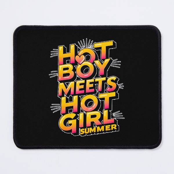Item preview, Hot Boy Meets Hot Girl – Bold Summer Typography designed and sold by MarcVan.