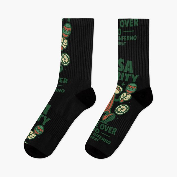 Item preview, Salsa Security — Scoville Over 9000 • Spice Level: INFERNO • Legal(ish) Heat • 100% Picante (Cinco de Mayo Retro Tee) designed and sold by BeetleDots.