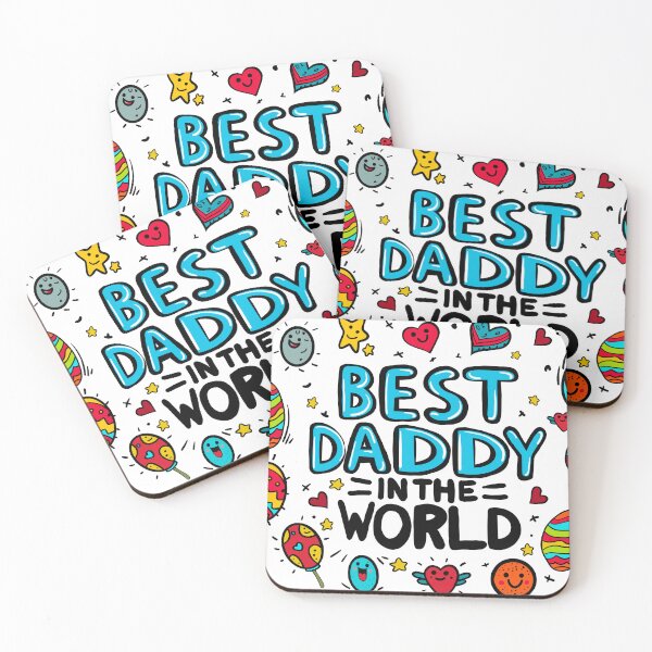 Item preview, Best Daddy in the World – Fun Doodle Typography designed and sold by MarcVan.