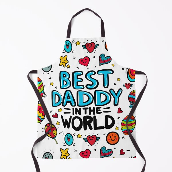 Item preview, Best Daddy in the World – Fun Doodle Typography designed and sold by MarcVan.