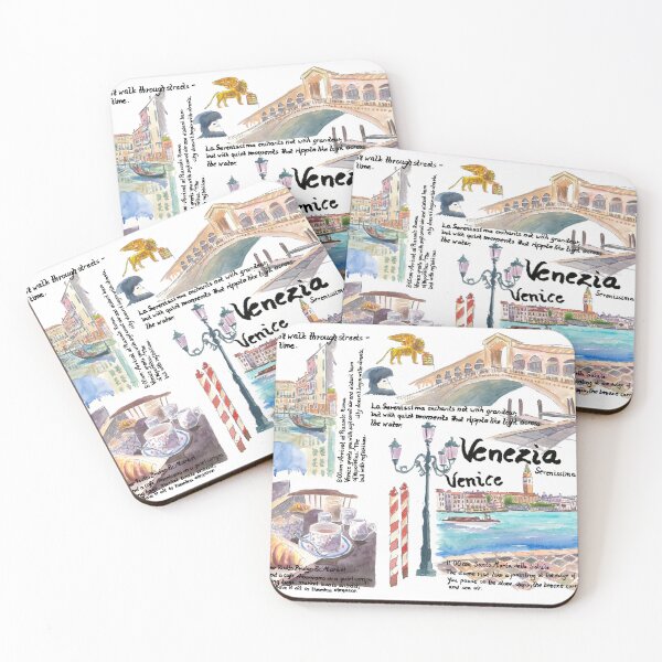 Artikelvorschau, Venedig Reisetagebuch Skizzen von Kanälen Träume eine Bucket List entworfen und verkauft von artshop77.