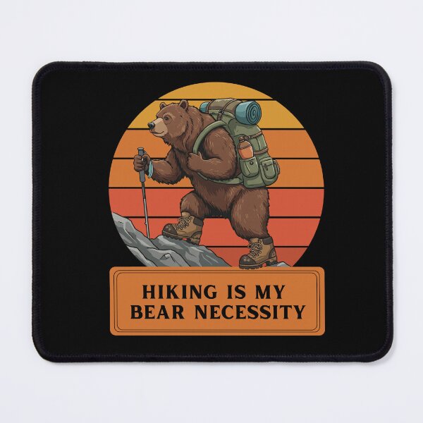 Item preview, Hiking Bear with Backpack  designed and sold by Fikuall.
