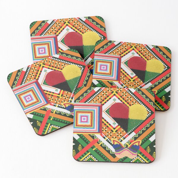 Item preview, Sunshine and Heart and Square Butterfly Perler Bead Design designed and sold by WAE Center.
