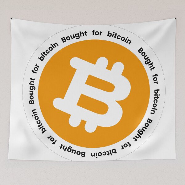 Item preview, Bought for Bitcoin – Crypto Enthusiast Circle Design designed and sold by MarcVan.