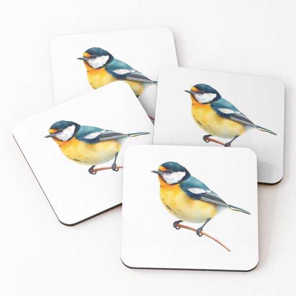 Item preview, Watercolor coal tit designed and sold by Marianne1108.