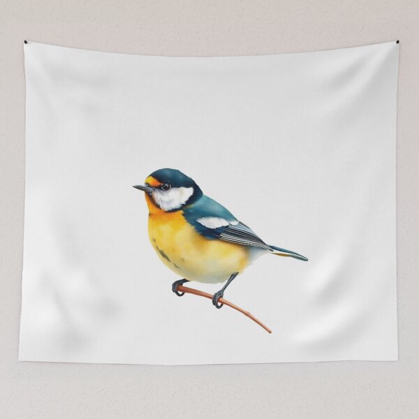 Item preview, Watercolor coal tit designed and sold by Marianne1108.