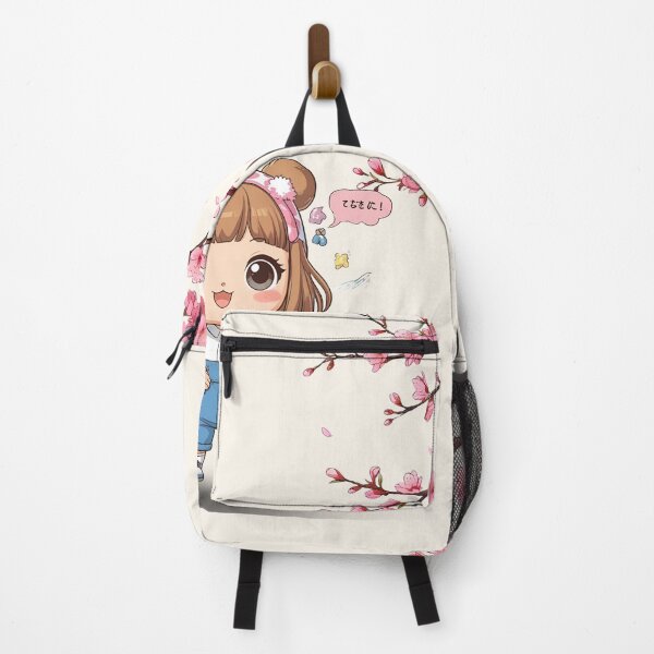 Item preview, Kawaii Sakura Girl with Cat – Cute Japanese Anime Design designed and sold by reemavibe.