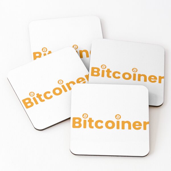 Item preview, Bitcoiner – Orange Minimalist Crypto Text Logo designed and sold by MarcVan.