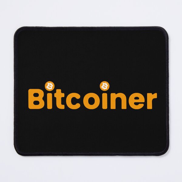Item preview, Bitcoiner – Orange Minimalist Crypto Text Logo designed and sold by MarcVan.