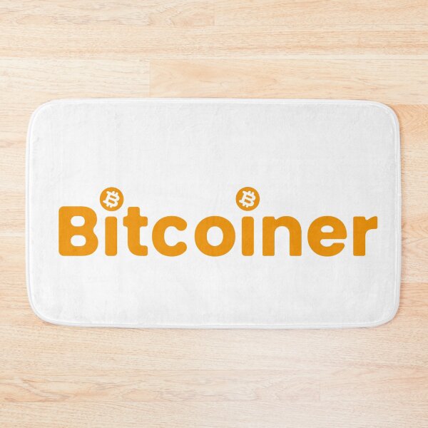 Item preview, Bitcoiner – Orange Minimalist Crypto Text Logo designed and sold by MarcVan.