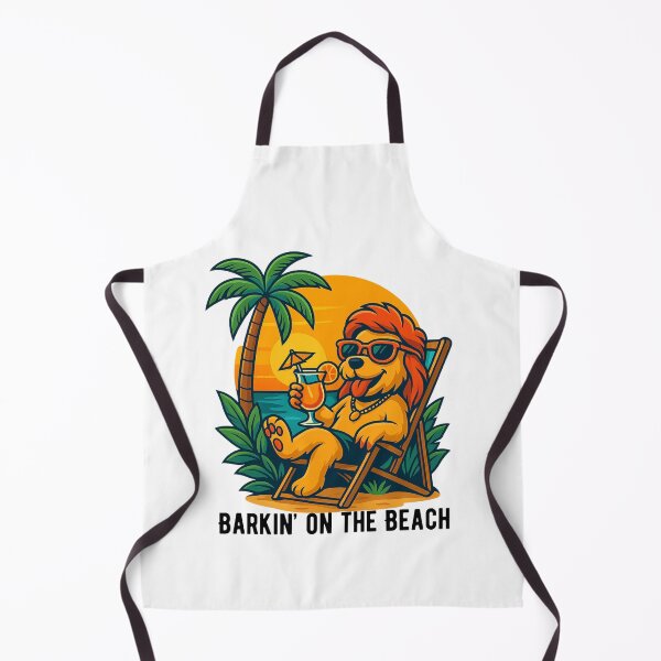 Item preview, Barkin On The Beach | Graphic Crewneck Barefoot Pup designed and sold by skkyfaithArtz.