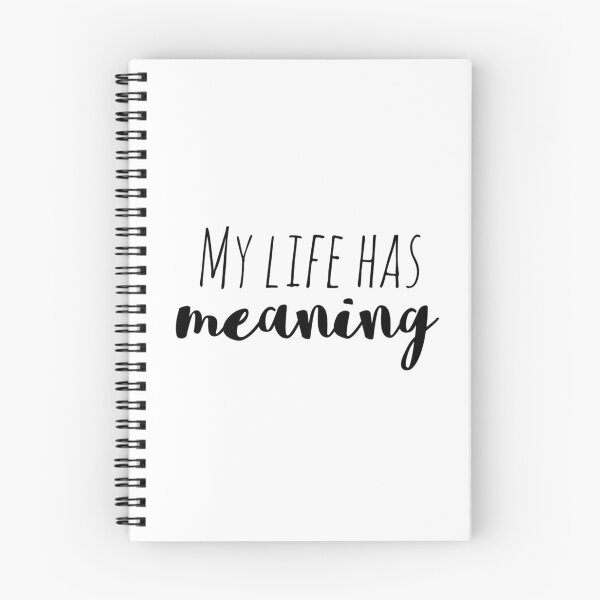 Item preview, My Life Has Meaning – Affirmation – Purpose Typography Design designed and sold by Camila  Ardila.