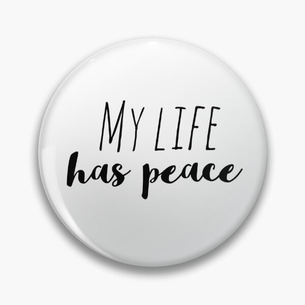 Item preview, My Life Has Peace – Affirmation – Tranquil Living Typography Design designed and sold by Camila  Ardila.