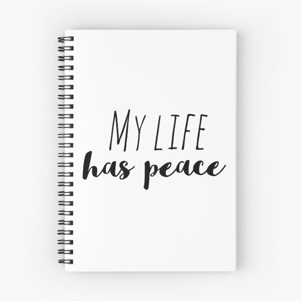 Item preview, My Life Has Peace – Affirmation – Tranquil Living Typography Design designed and sold by Camila  Ardila.