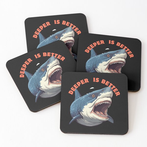 Item preview, Deeper is Better Shark  designed and sold by CYANA123.