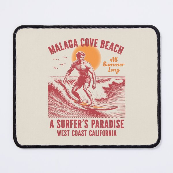 Item preview, Surfing Malaga Cove Beach Surfers Paradise Los Angeles County California designed and sold by eclecTEEq.