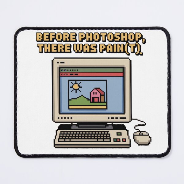 Item preview, Before Photoshop, There Was Pain(T) - Retro Pixel PC Art designed and sold by ByBryteG.
