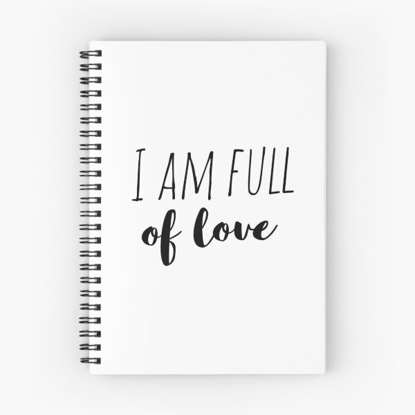 Item preview, I Am Full of Love – Affirmation – Heart-Centered Typography Design designed and sold by Camila  Ardila.