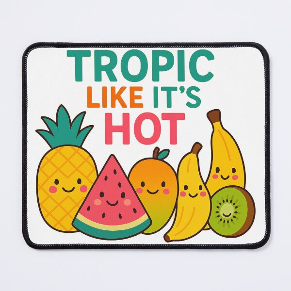 Item preview, Tropic Like It’s Hot – Cute Fruit Friends Summer Design designed and sold by ToonyTeez.