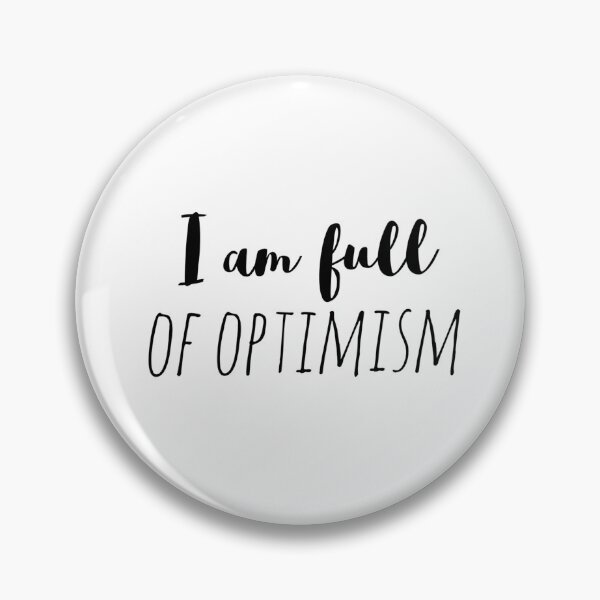 Item preview, I Am Full of Optimism – Affirmation – Hopeful Energy Typography Design designed and sold by Camila  Ardila.