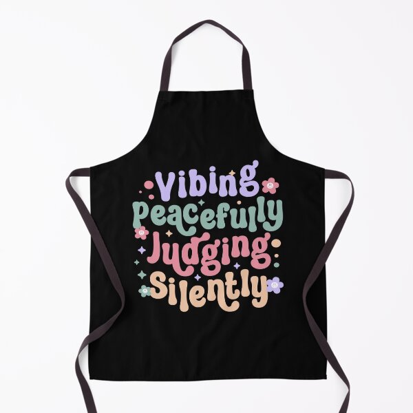 Item preview, Vibing Peacefully Judging Silently designed and sold by Bannie.