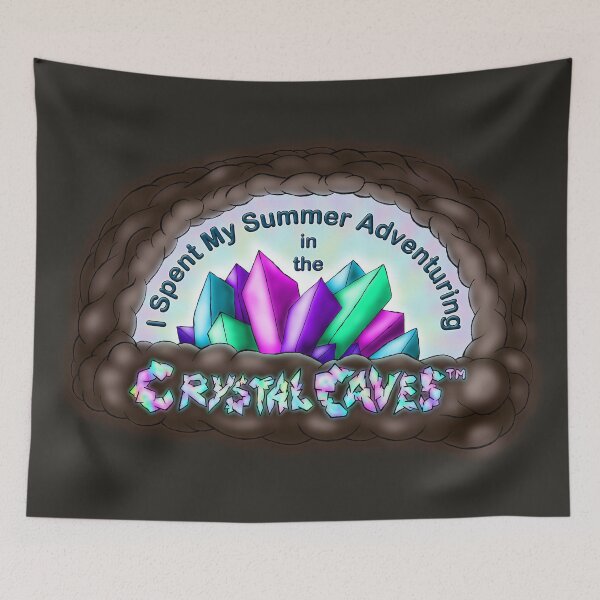 Item preview, I spent my summer adventuring in the crystal caves fake merch © 2025 Karen-Anne Geddes designed and sold by Karen-Anne Geddes.