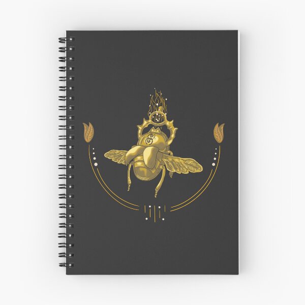 Item preview, Golden Scarab designed and sold by LupineCrow.