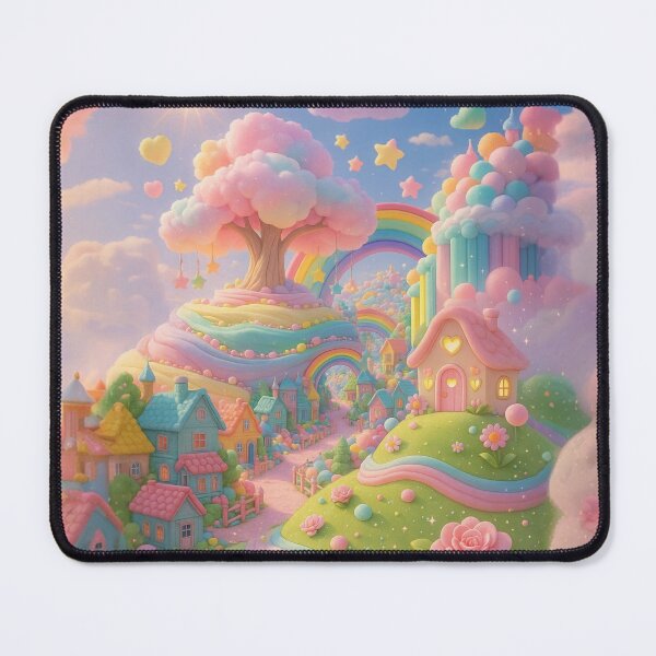 Item preview, Pastel Dreamland – Whimsical Fantasy Village designed and sold by ZephyrBDesigns.