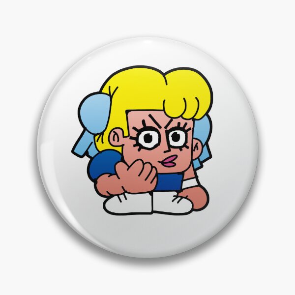 Item preview, Cute Battle Girl – Retro Anime Fighter Style designed and sold by hoggylorente.