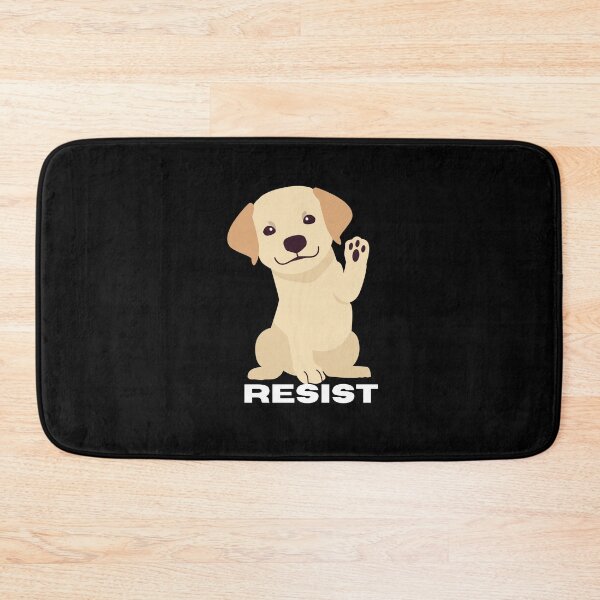 Item preview, Cute dog with fist raised, RESIST designed and sold by CheekyGrace.