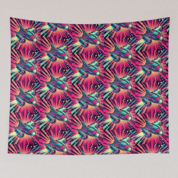 Item preview, Colorful spaceship desighn  designed and sold by Dogandesighn.