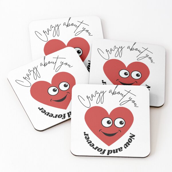 Item preview, Crazy about you heart design designed and sold by GoldPixelQueen.