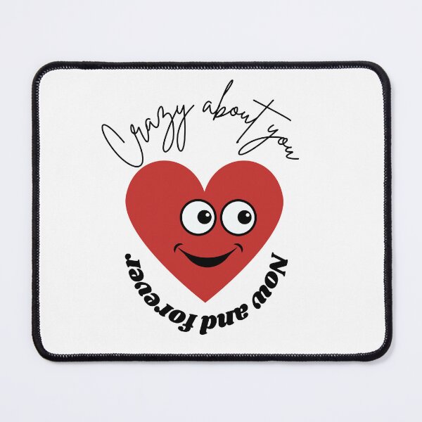 Item preview, Crazy about you heart design designed and sold by GoldPixelQueen.