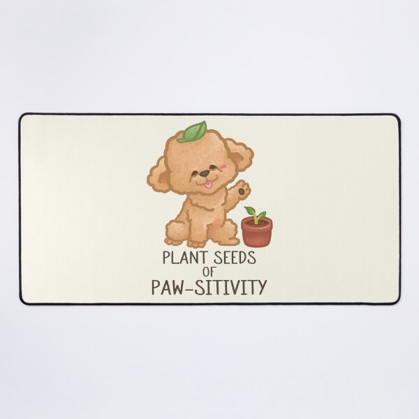 Item preview, Plant Seeds of Paw-sitivity Pun designed and sold by Khotekmei.