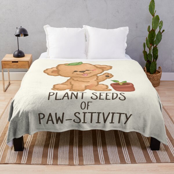 Item preview, Plant Seeds of Paw-sitivity Pun designed and sold by Khotekmei.