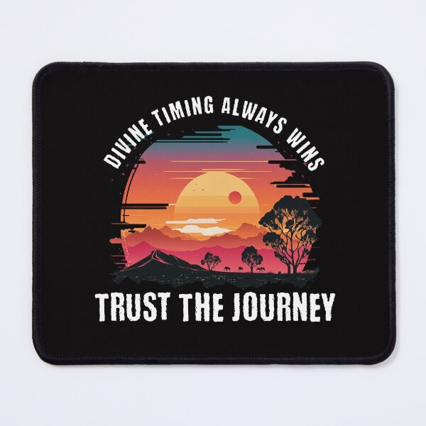 Item preview, Inspirational Tee, Diving Timing Always Wins, Positive Energy Shirt, Trust The Journey T-shirt, Mindfulness Graphic Top, Yoga Apparel designed and sold by Orens POD.