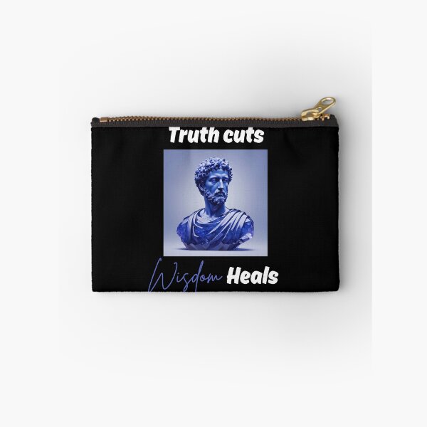 Item preview, Truth Cuts, Wisdom Heals - Marcus Aurelius Blue Tanzanite Crystal Stoic Sculpture designed and sold by LexaArtworks.